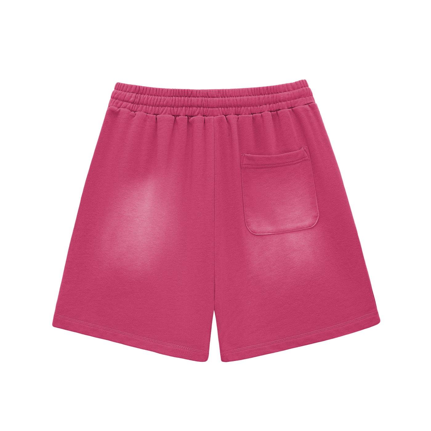 '326 ' Sun Fade Raw Edge Cotton Shorts