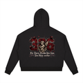 ' Creamson & Bone 326' Contrast Drawstring Hoodie