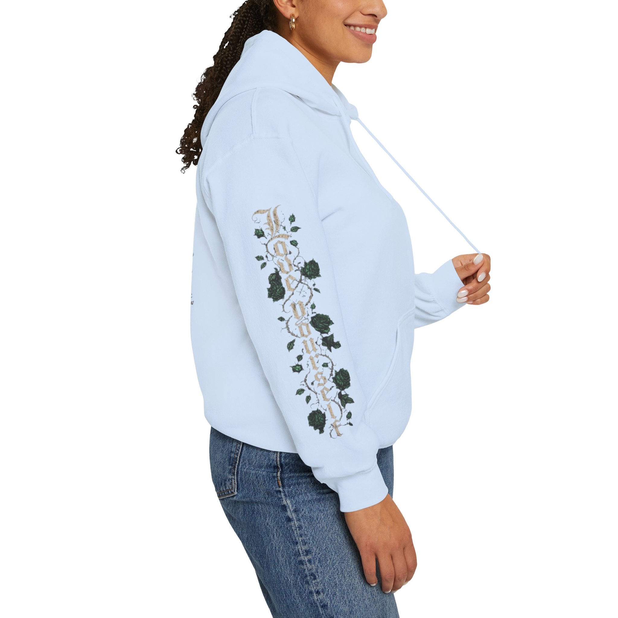 'Emberald Pullover 326' Vintage Rose Graphic