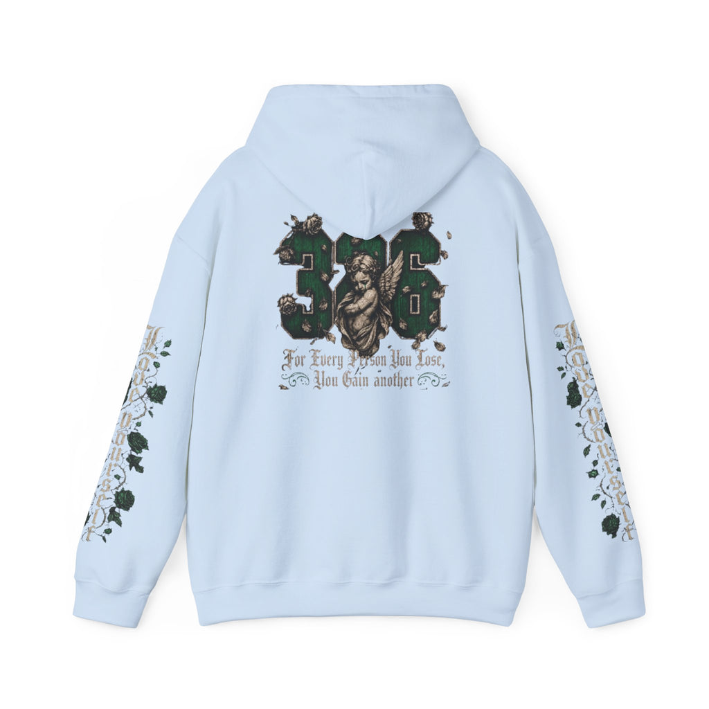 'Emberald Pullover 326' Vintage Rose Graphic