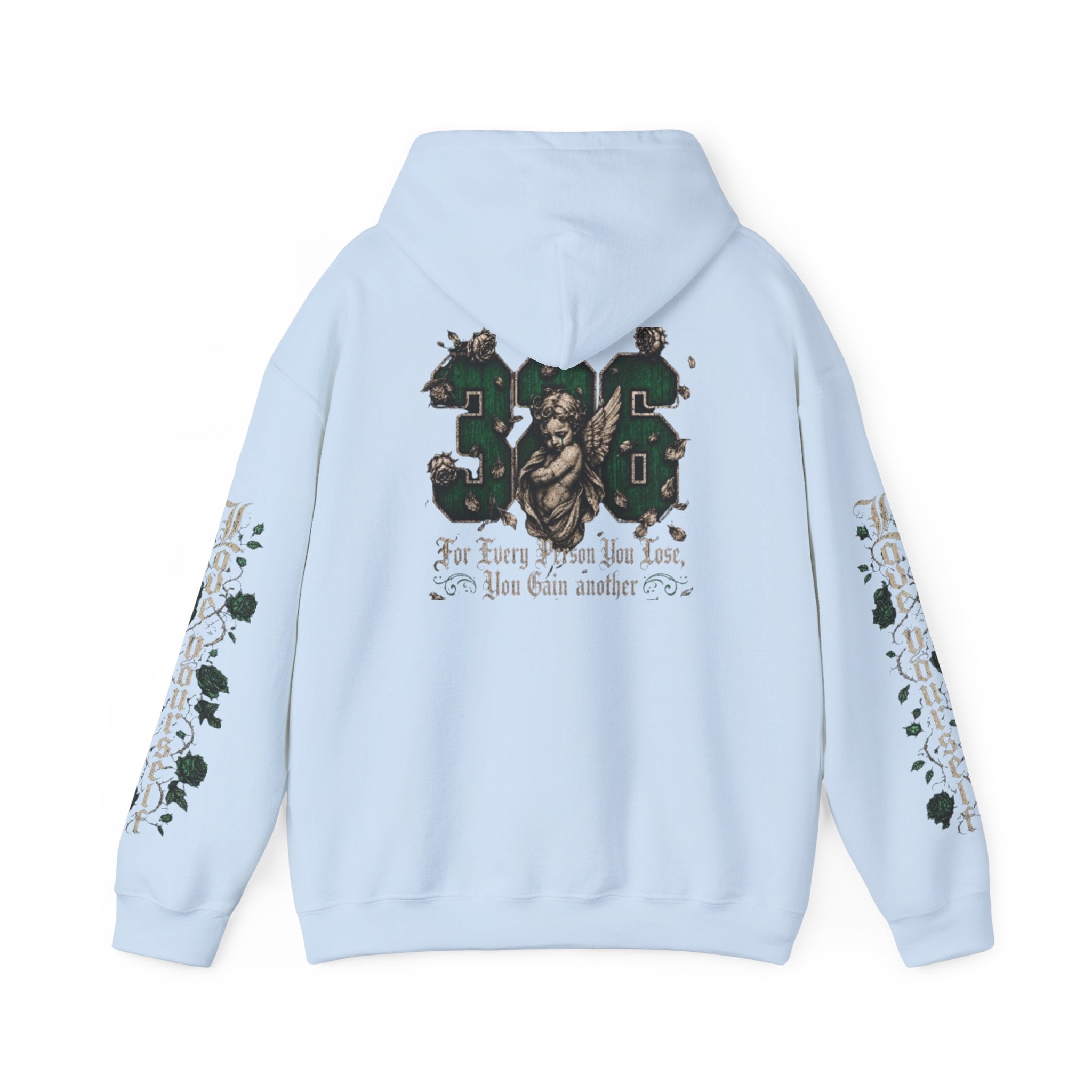 'Emberald Pullover 326' Vintage Rose Graphic