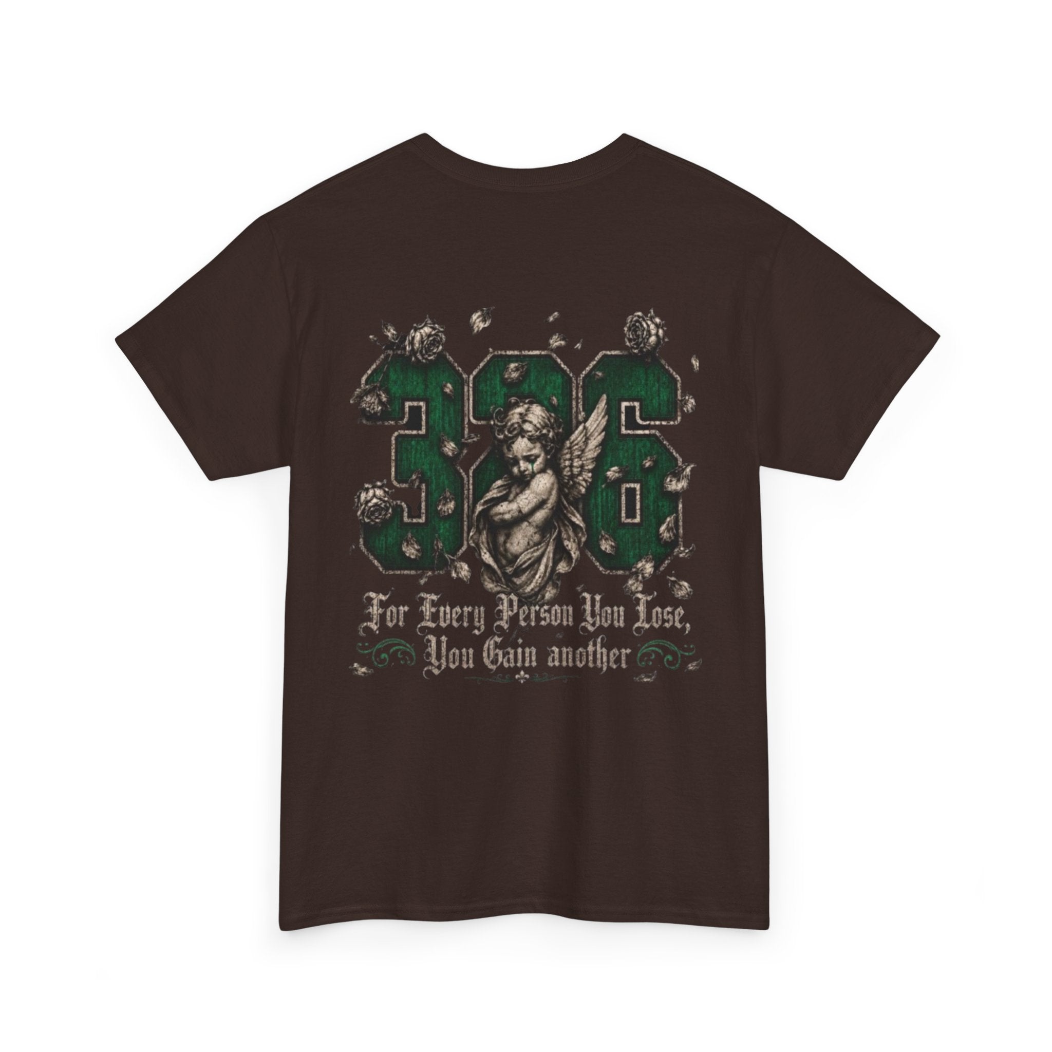 'Emberald 326' Cherub Vintage Athletic Tee ("For Every Win You Lose, You Gain Another")