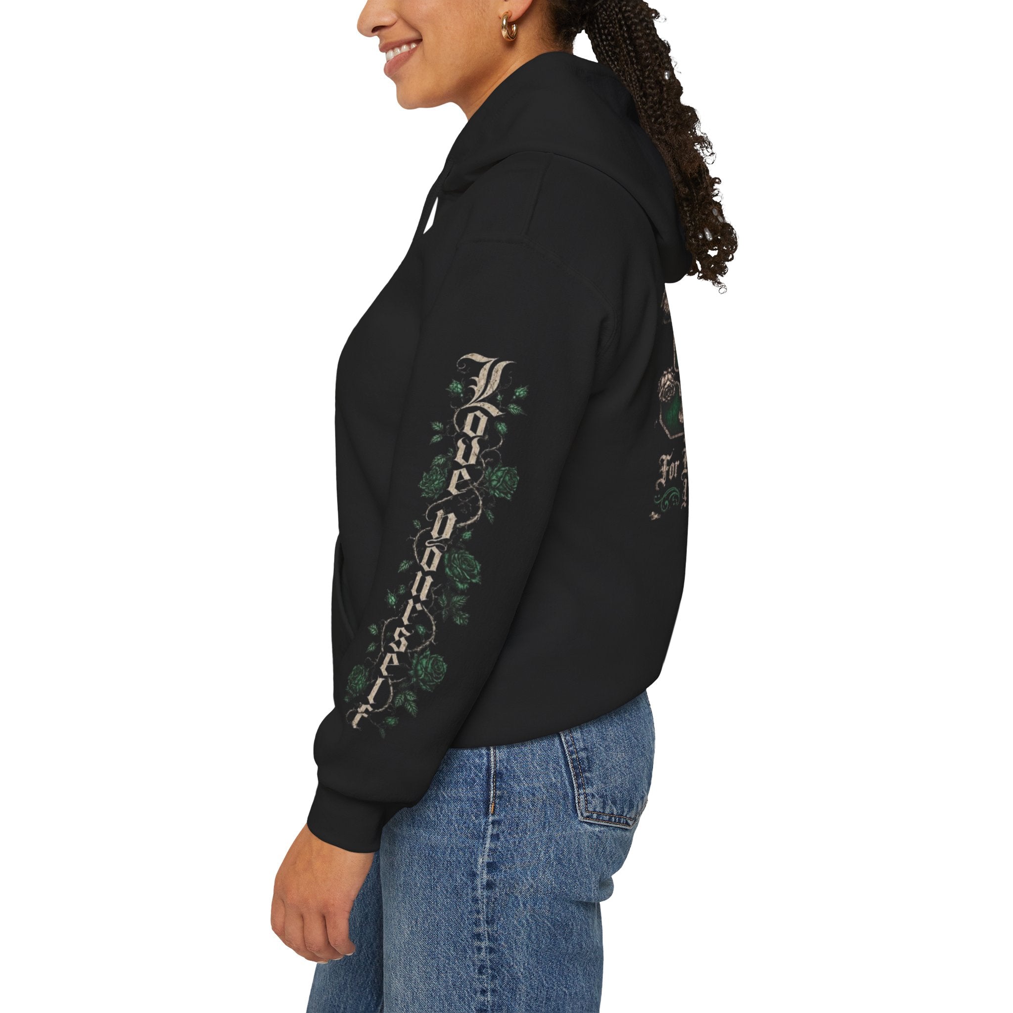 'Emberald Pullover 326' Vintage Rose Graphic