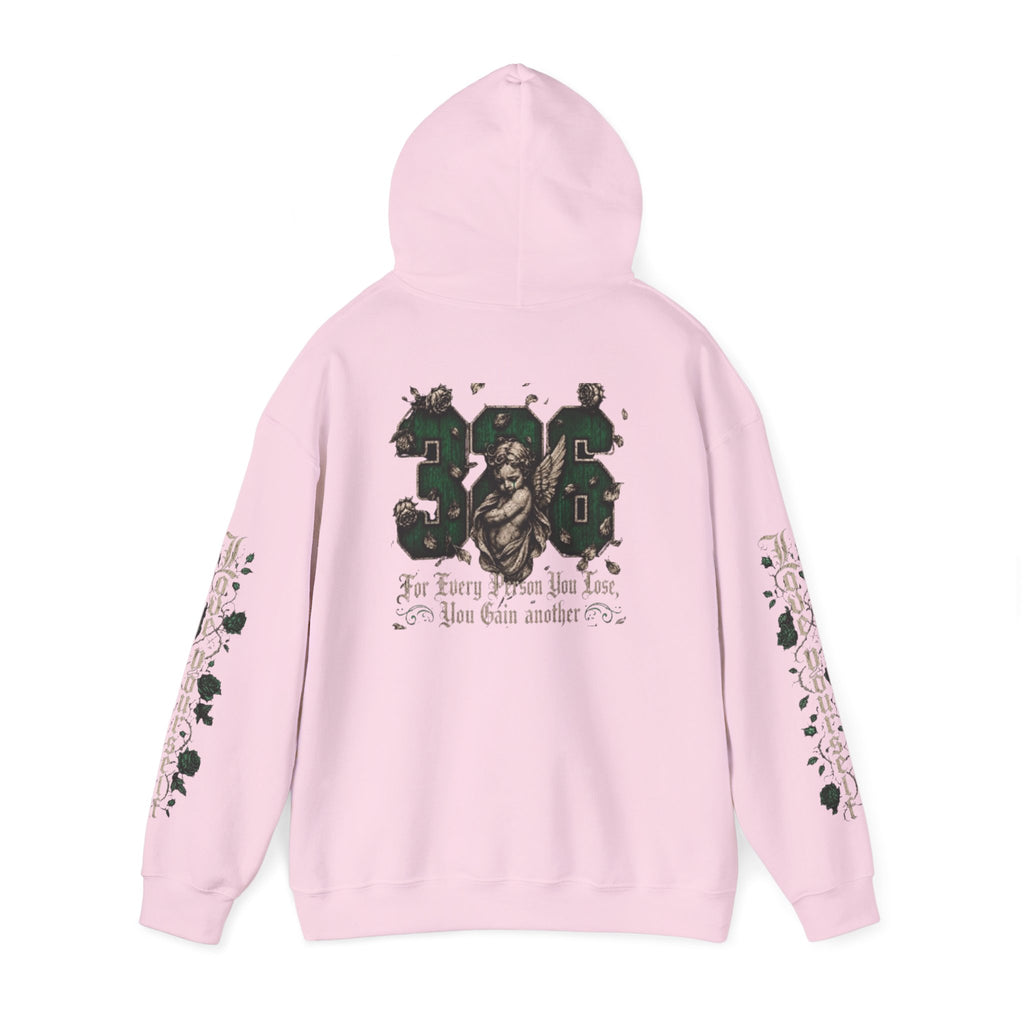 'Emberald Pullover 326' Vintage Rose Graphic