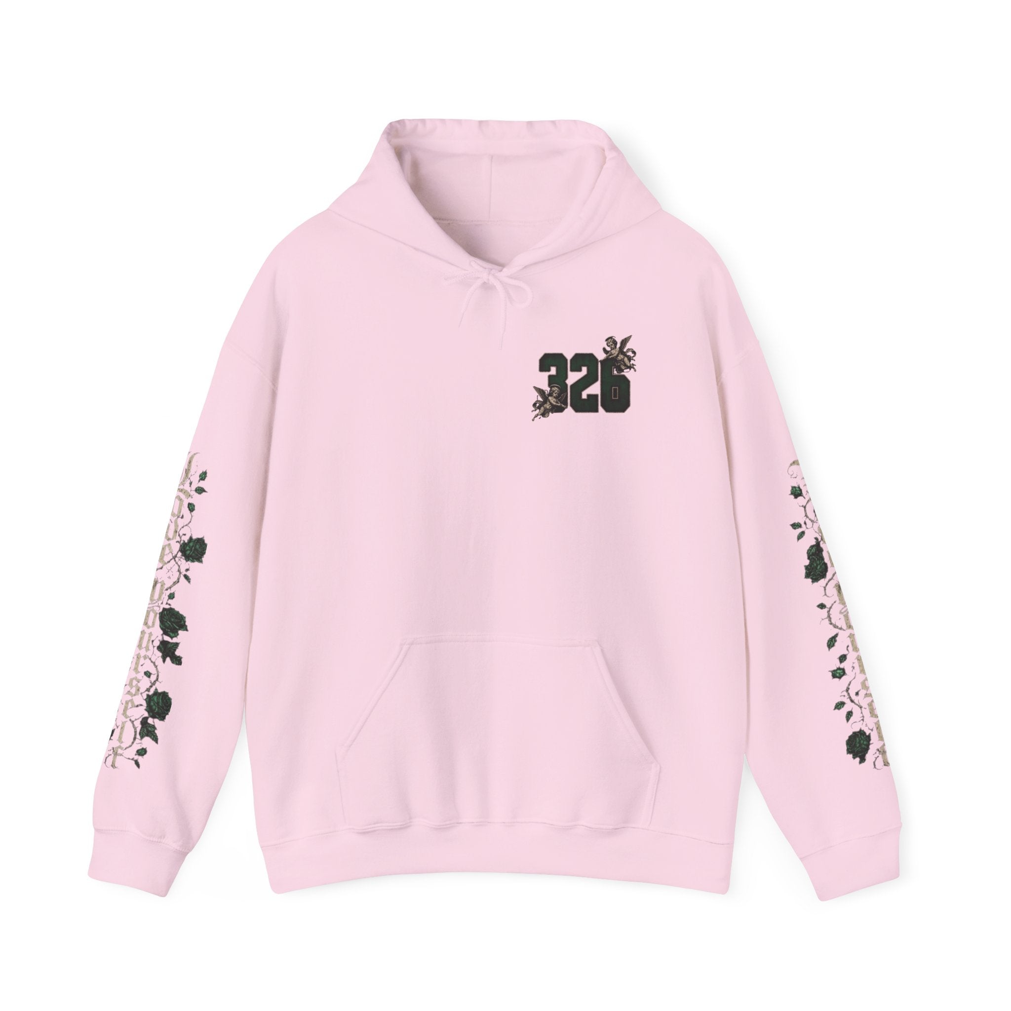 'Emberald Pullover 326' Vintage Rose Graphic