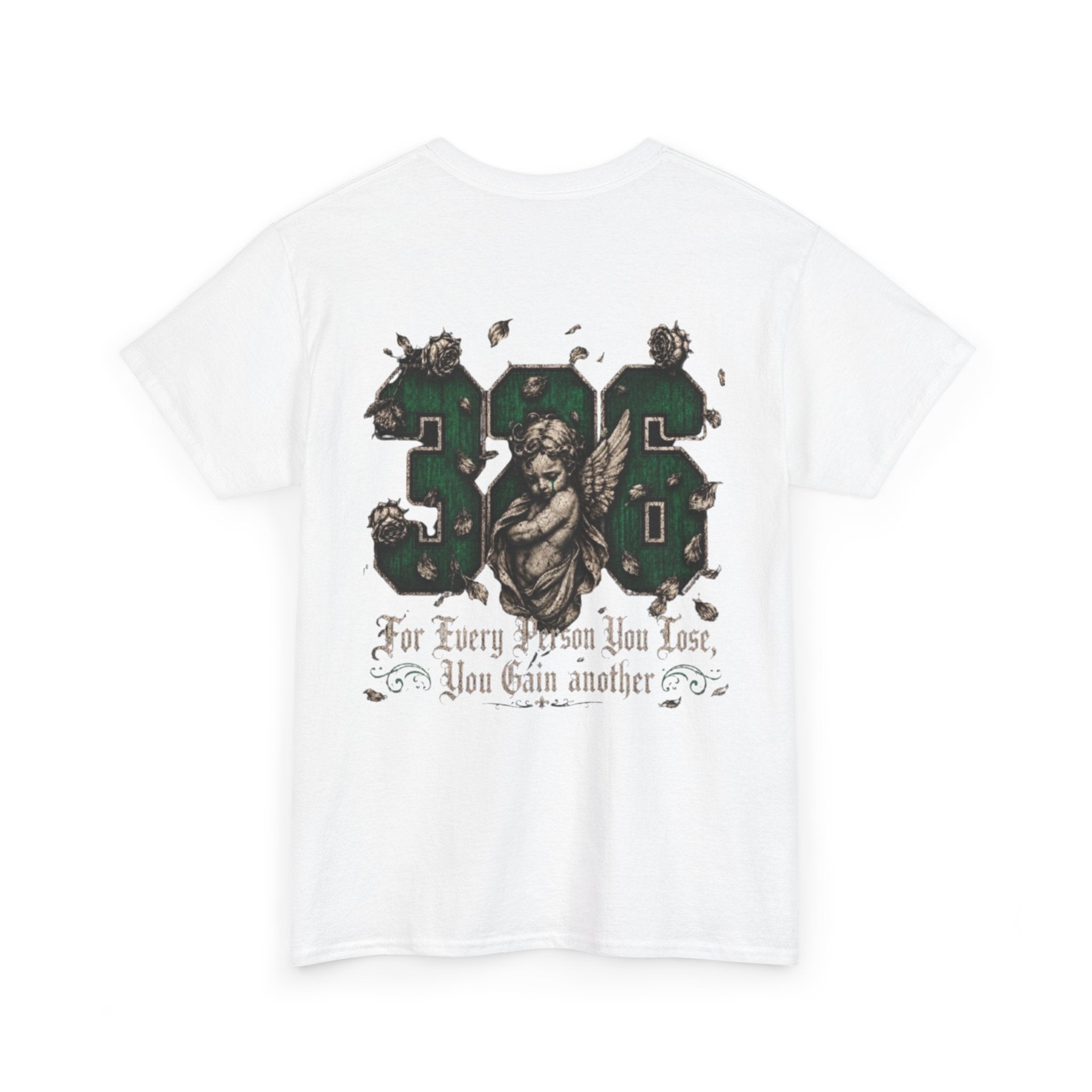 'Emberald 326' Cherub Vintage Athletic Tee ("For Every Win You Lose, You Gain Another")