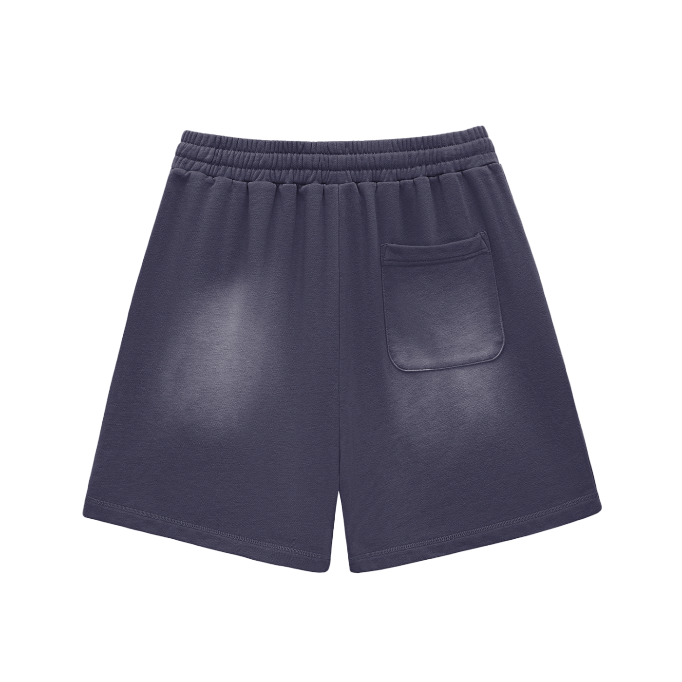 '326 ' Sun Fade Raw Edge Cotton Shorts