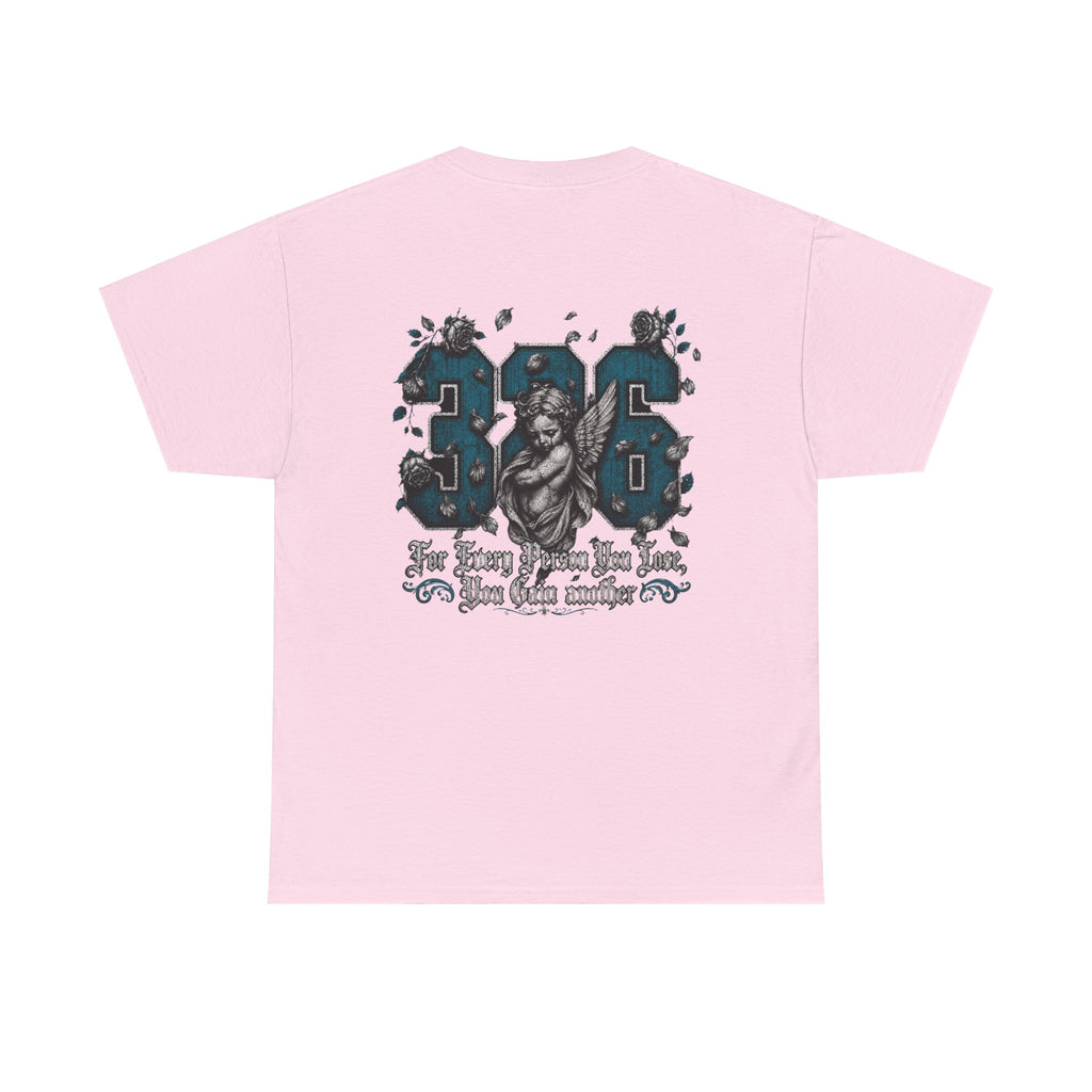 'Teal 326' Memorial Tee — Vintage Angel Tribute Graphic Shirt
