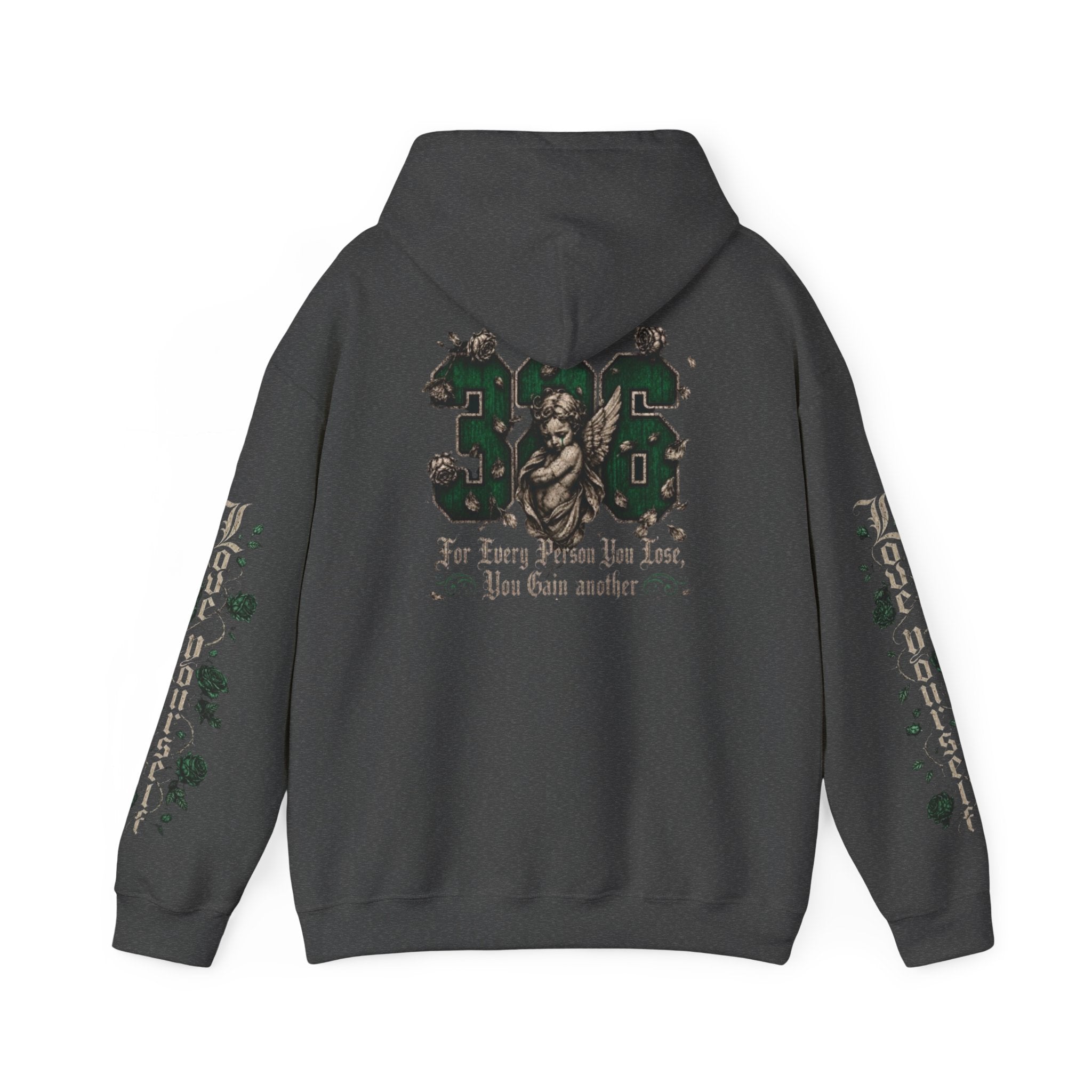 'Emberald Pullover 326' Vintage Rose Graphic