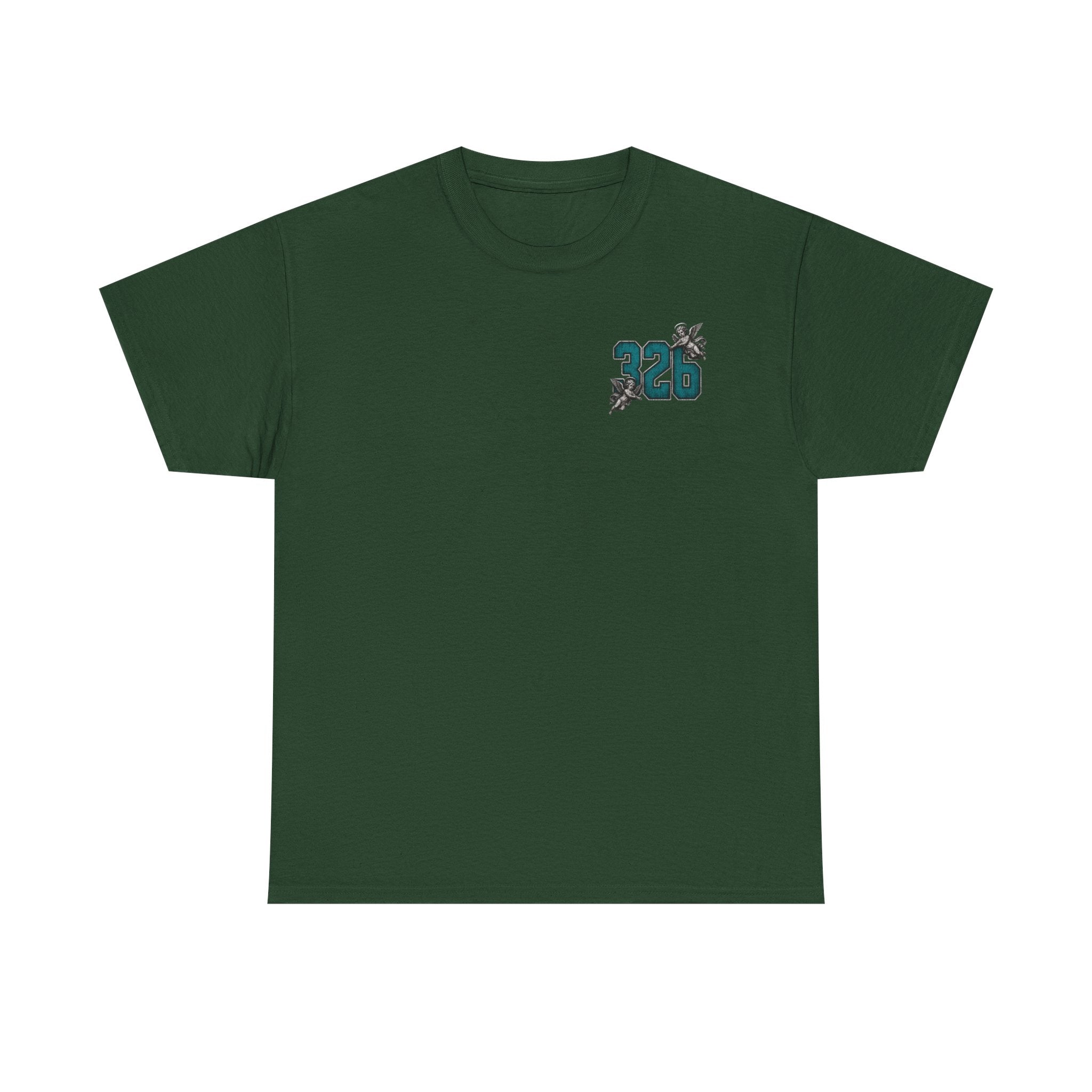 'Teal 326' Memorial Tee — Vintage Angel Tribute Graphic Shirt