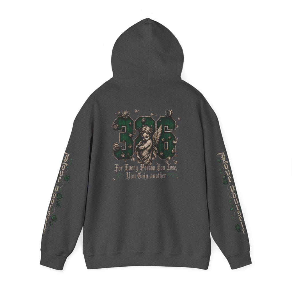 'Emberald Pullover 326' Vintage Rose Graphic
