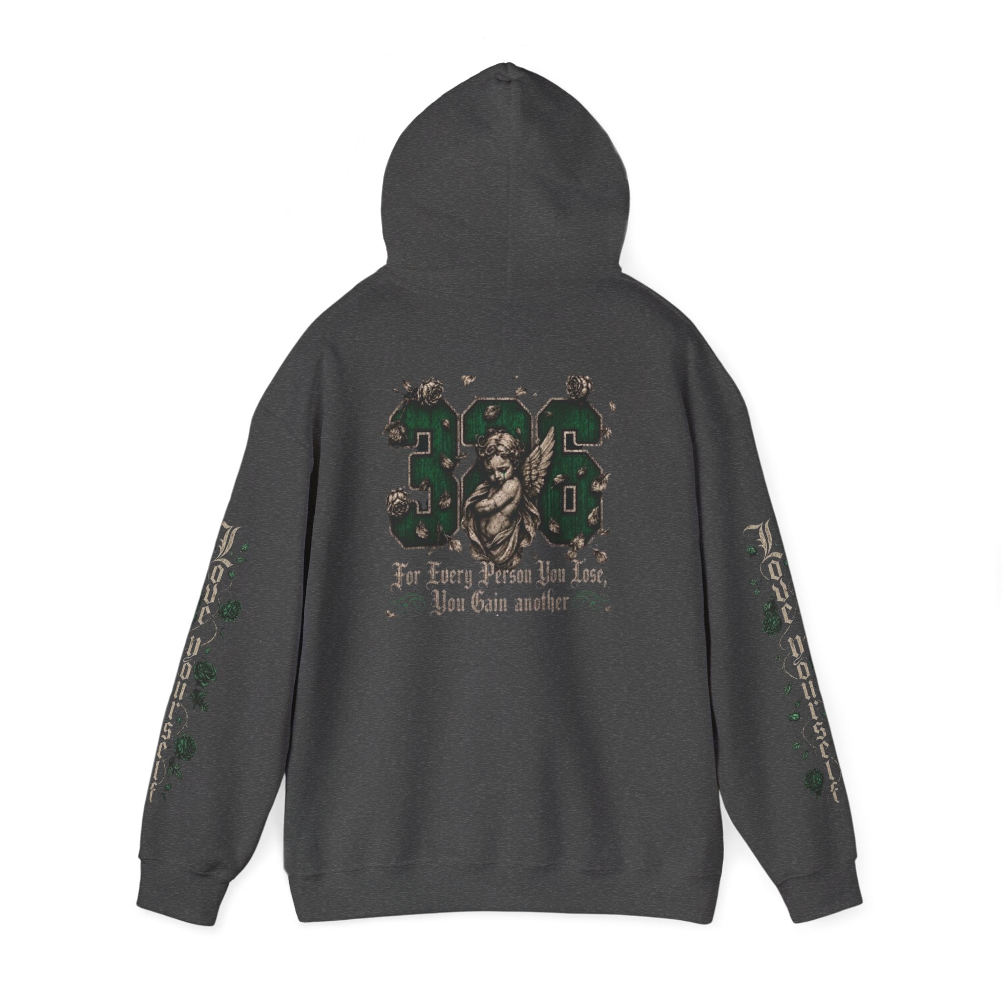 'Emberald Pullover 326' Vintage Rose Graphic