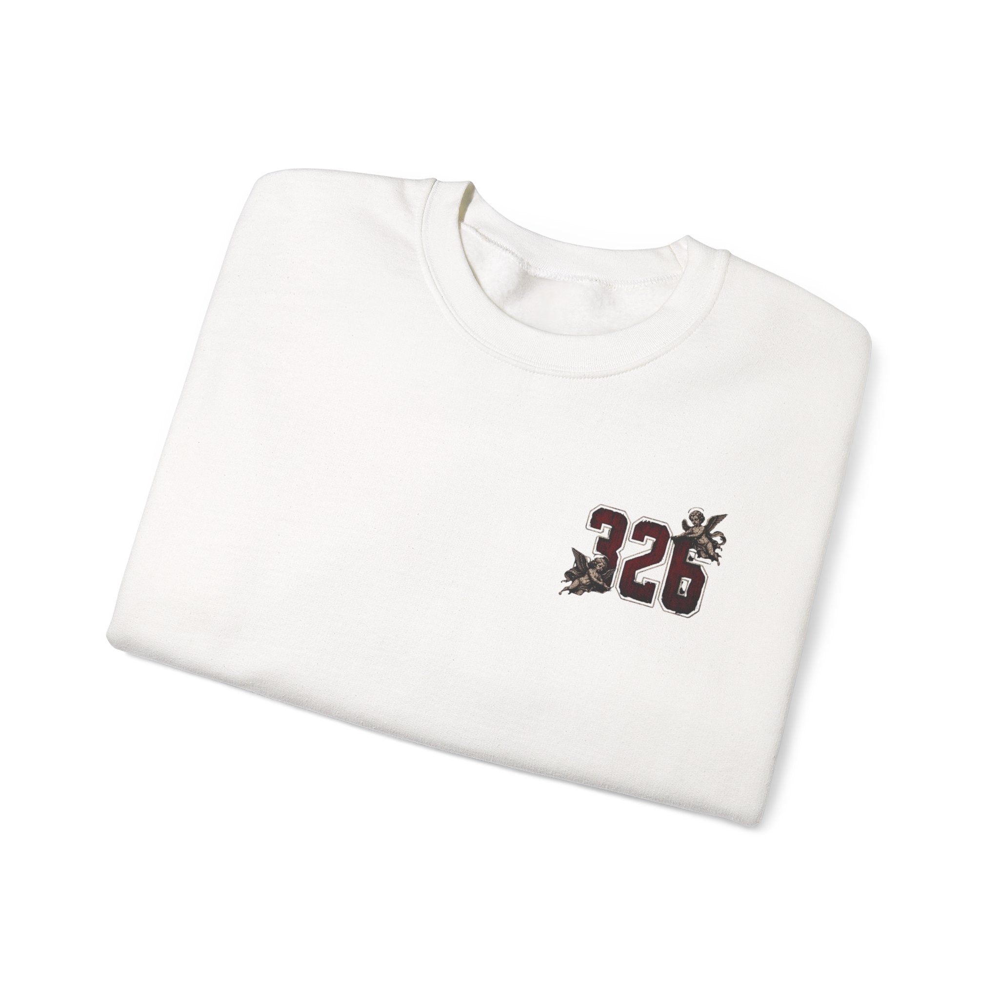 'Creamson & Bone 326' Gothic Angel Graphic with Rose Sleeves