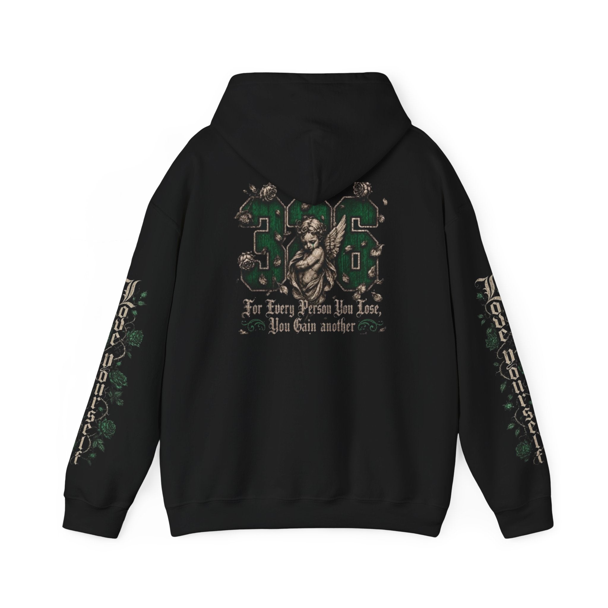 'Emberald Pullover 326' Vintage Rose Graphic
