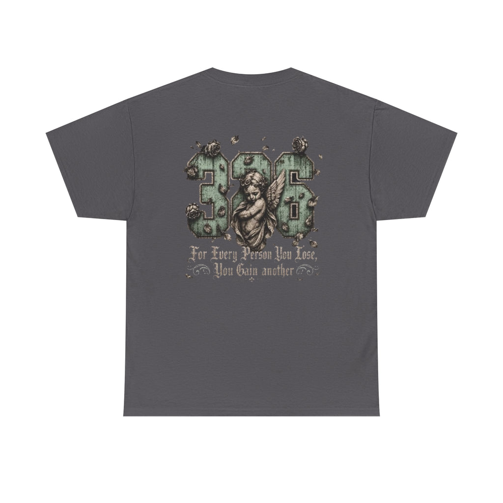 'Mint 326' Vintage Cherub Graphic Tee ("For Every Person You Lose, You Gain Another")