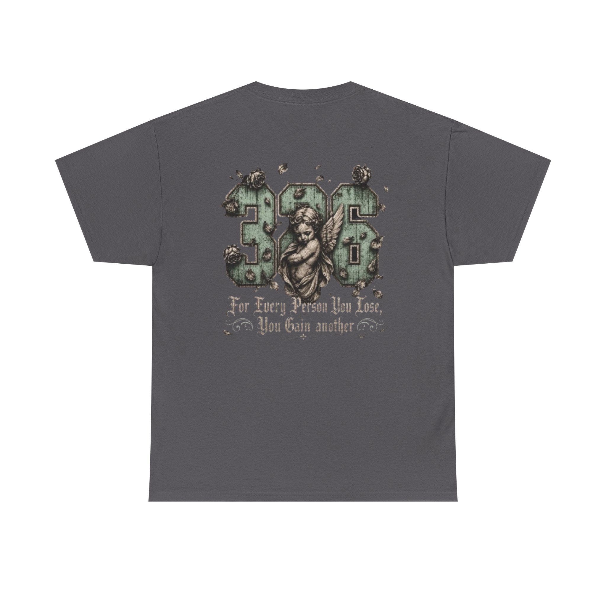 'Mint 326' Vintage Cherub Graphic Tee ("For Every Person You Lose, You Gain Another")