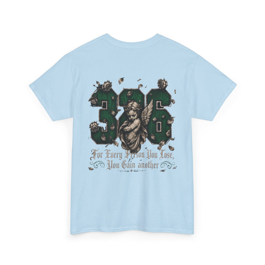 'Emberald 326' Cherub Vintage Athletic Tee ("For Every Win You Lose, You Gain Another")