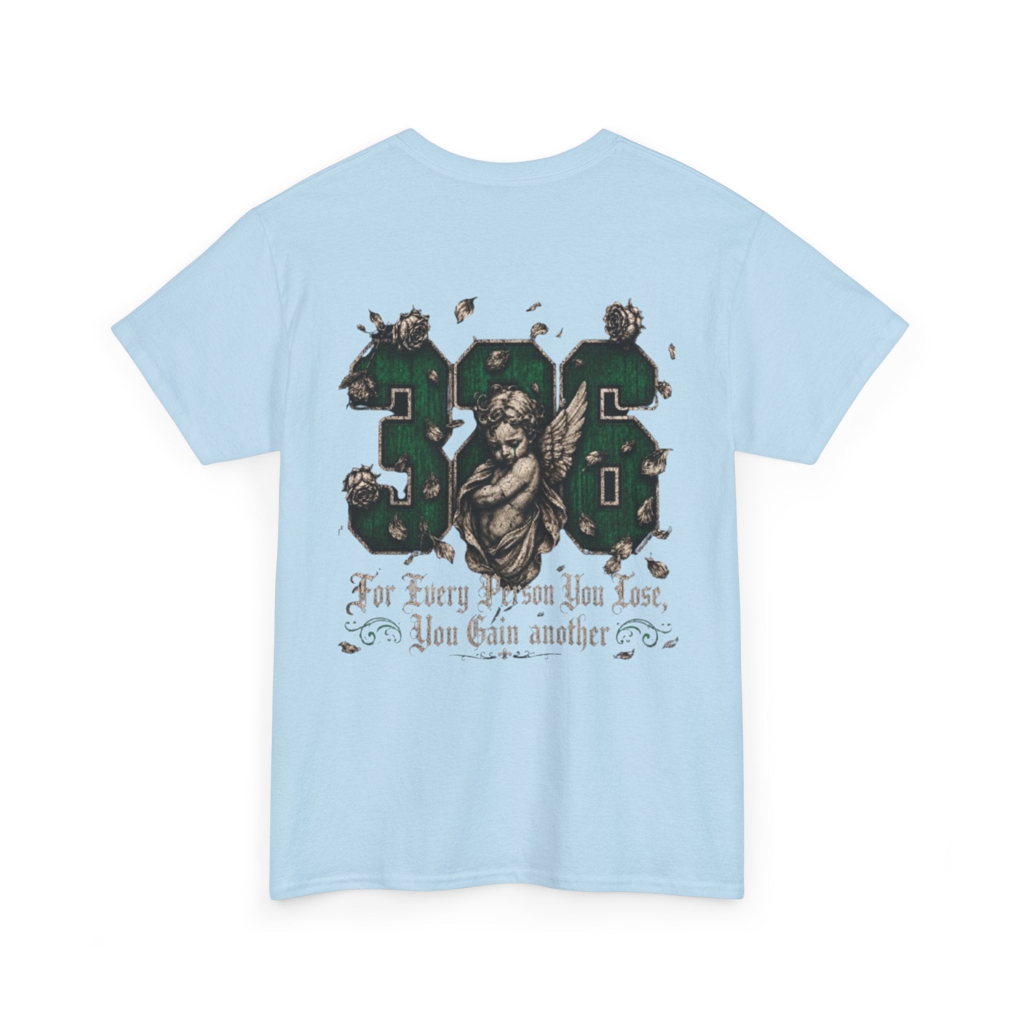 'Emberald 326' Cherub Vintage Athletic Tee ("For Every Win You Lose, You Gain Another")