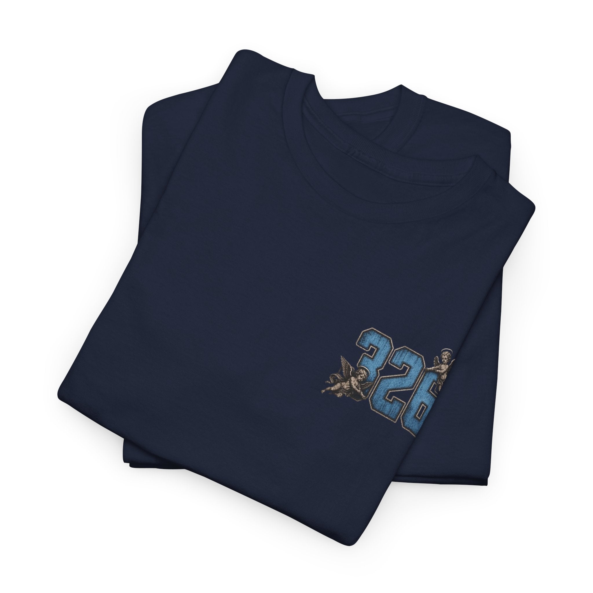 'Sky 326' Angel Graphic Tee with Quote ('For Every Person You Lose...')