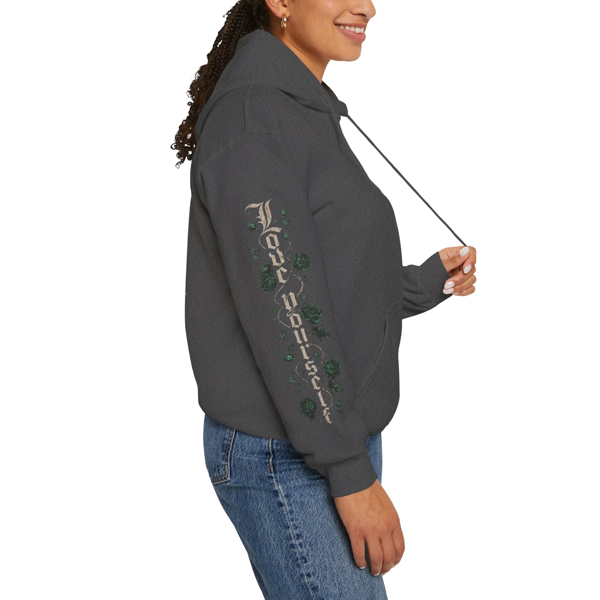 'Emberald Pullover 326' Vintage Rose Graphic