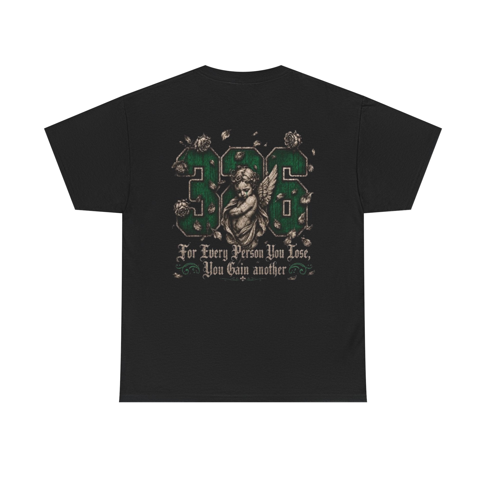 'Emberald 326' Cherub Vintage Athletic Tee ("For Every Win You Lose, You Gain Another")