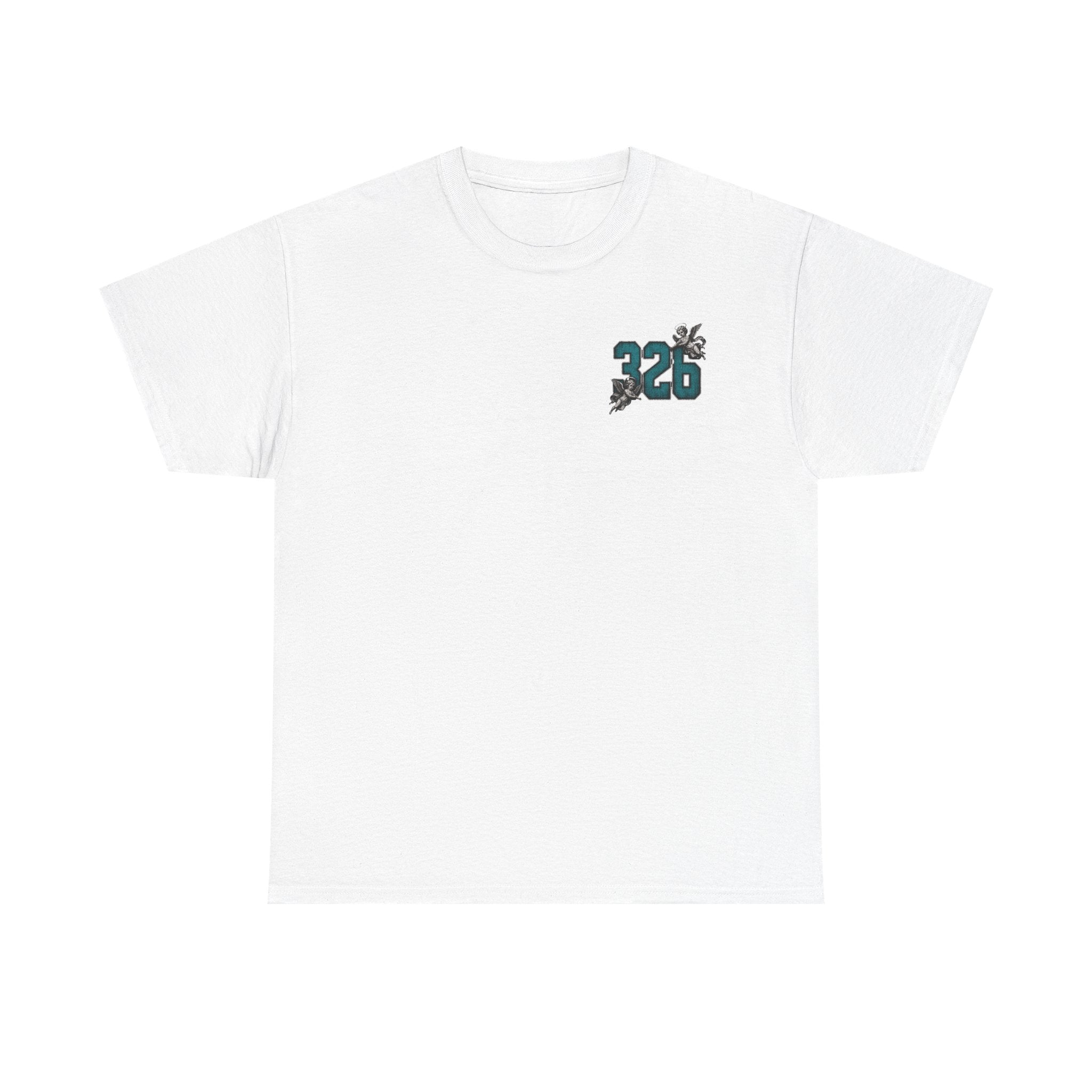 'Teal 326' Memorial Tee — Vintage Angel Tribute Graphic Shirt