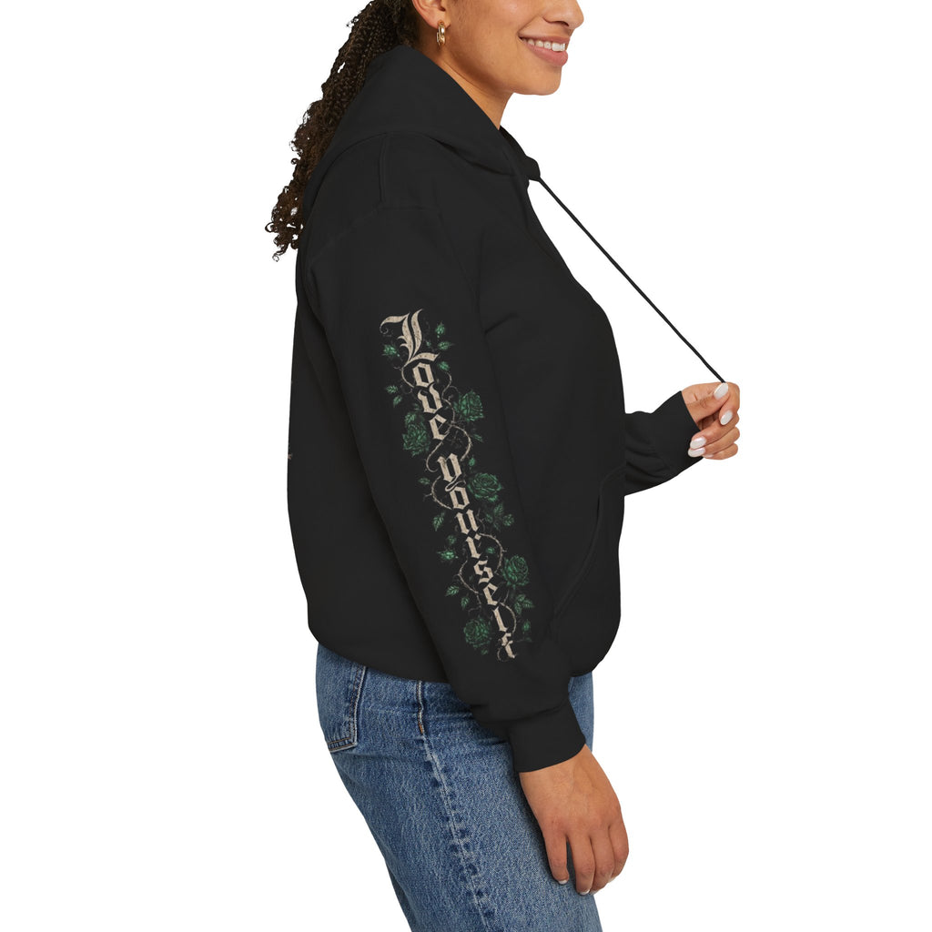 'Emberald Pullover 326' Vintage Rose Graphic