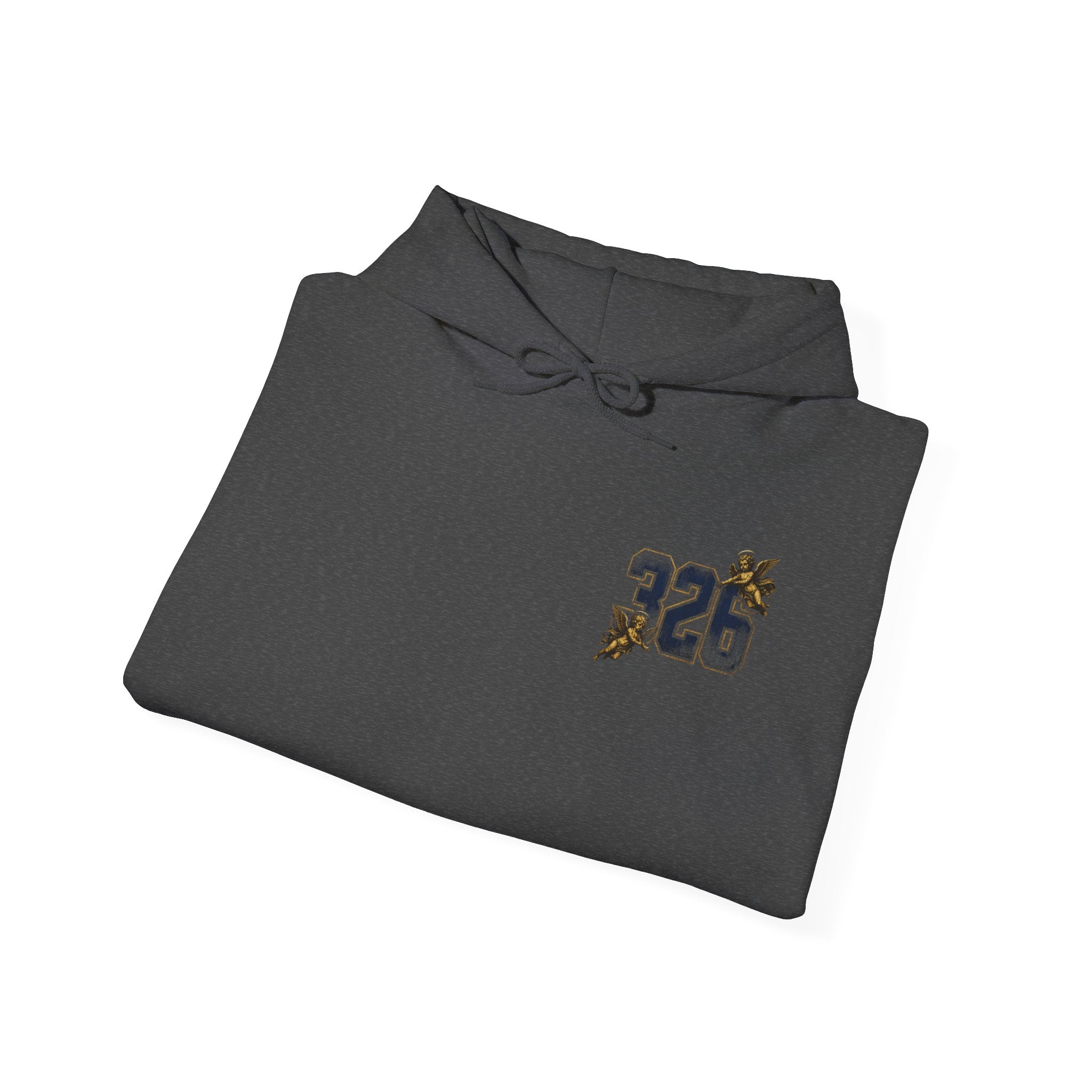 'Golden State Hoodie 326 'Scripture  with Floral Sleeve Art
