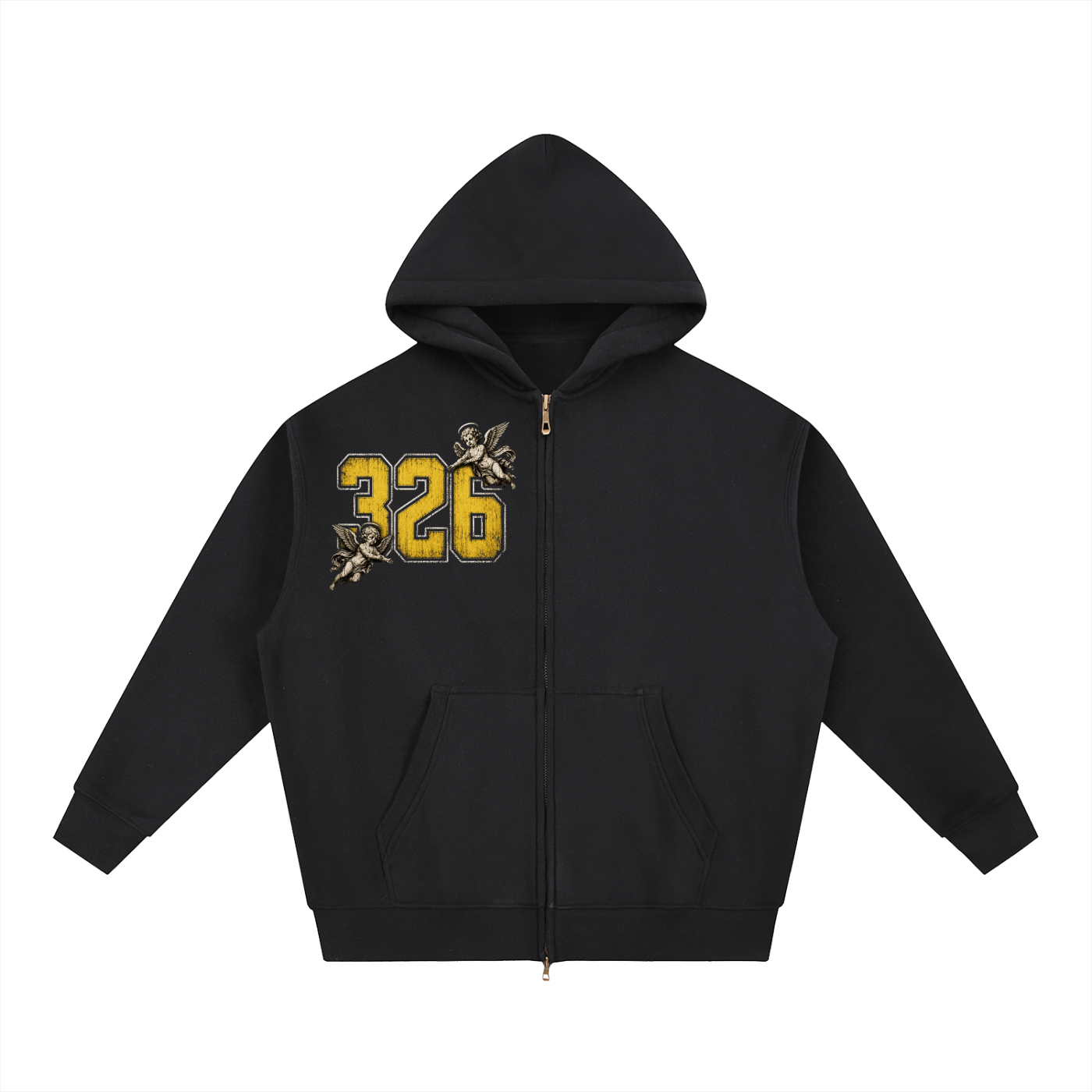 'Bumble' Essential Oversized Fleece Boxy Hoodie