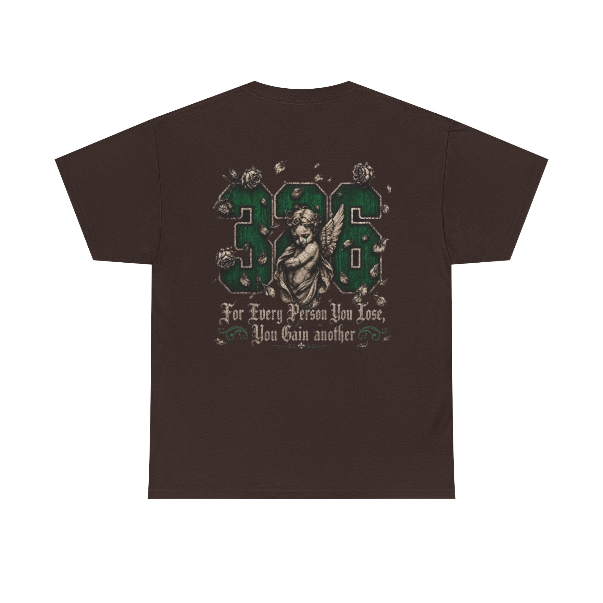 'Emberald 326' Cherub Vintage Athletic Tee ("For Every Win You Lose, You Gain Another")