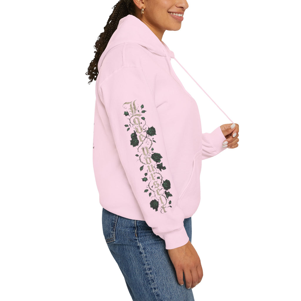 'Emberald Pullover 326' Vintage Rose Graphic