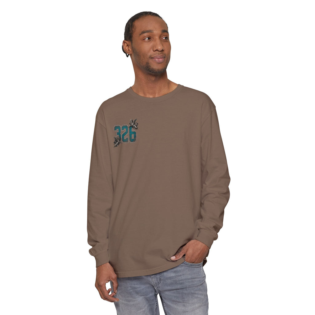 'Blue ivy 326' Angel Graphic Long Sleeve Tee — "The Least Regrets You Live, The Less Another Dies"