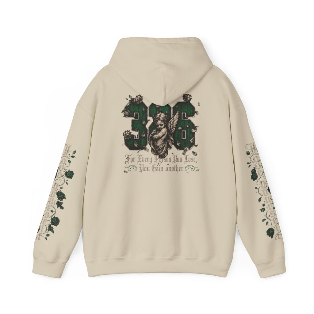 'Emberald Pullover 326' Vintage Rose Graphic