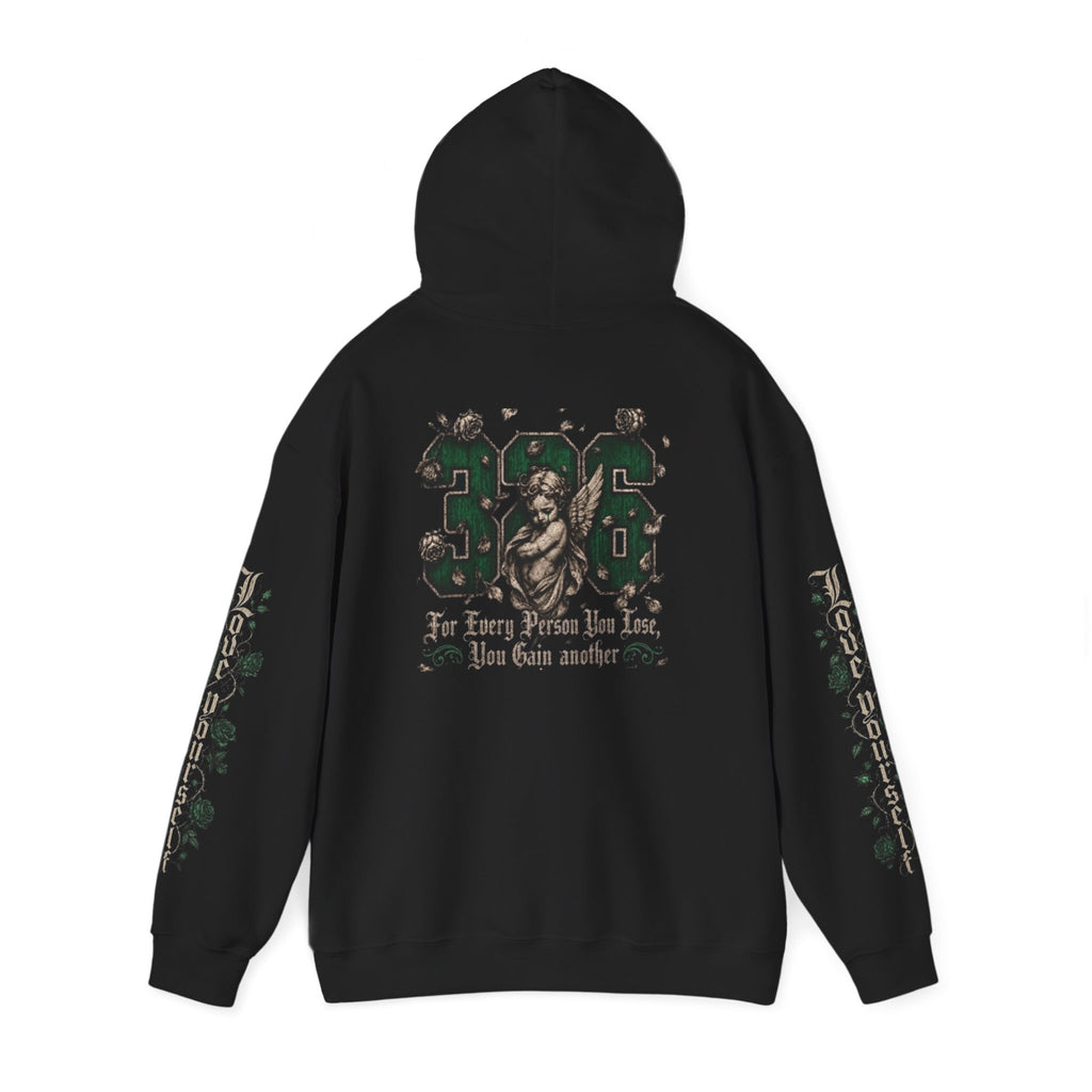 'Emberald Pullover 326' Vintage Rose Graphic