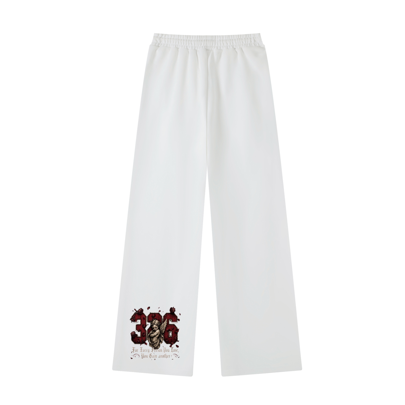 'Creamson & Bone 326' Essential Straight-Leg Sweatpants