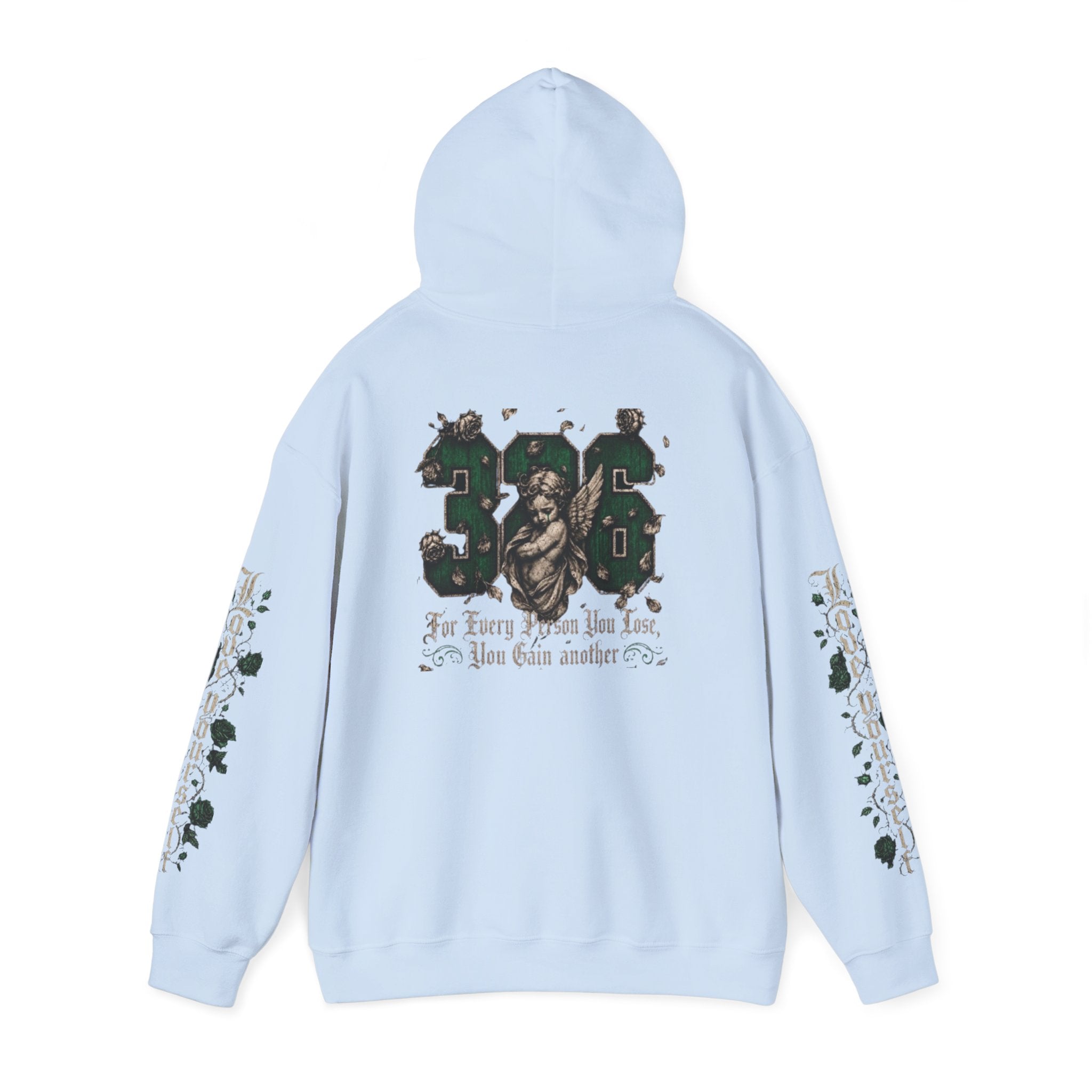 'Emberald Pullover 326' Vintage Rose Graphic
