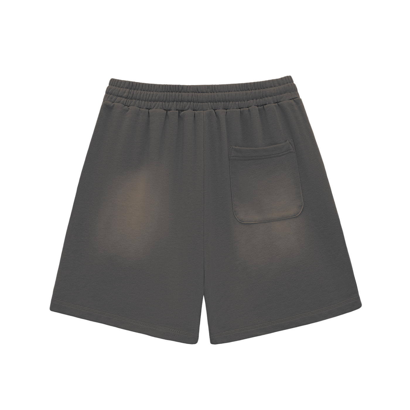 '326 ' Sun Fade Raw Edge Cotton Shorts