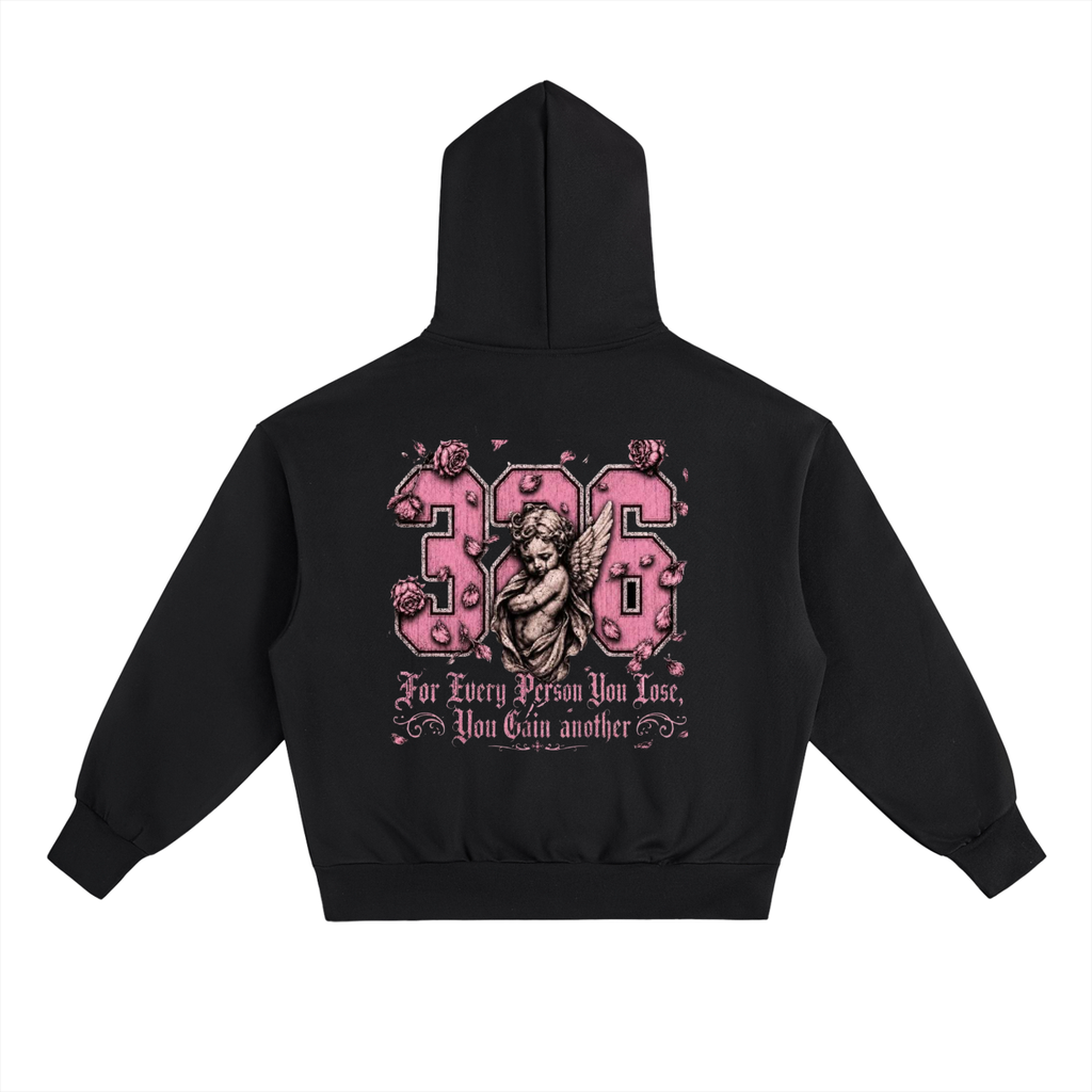 'Pretty In Pink' Essential Heavyweight Fleece Hoodie