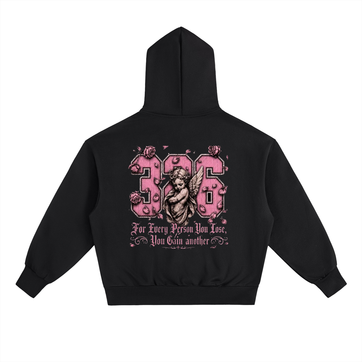 'Pretty In Pink' Essential Heavyweight Fleece Hoodie