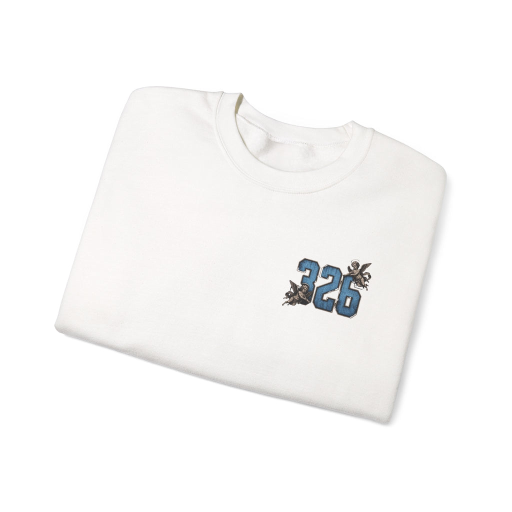 'Sky LongSleeve 326' Cherub Floral Graphic "For Every Person You Lose, You Gain Another"