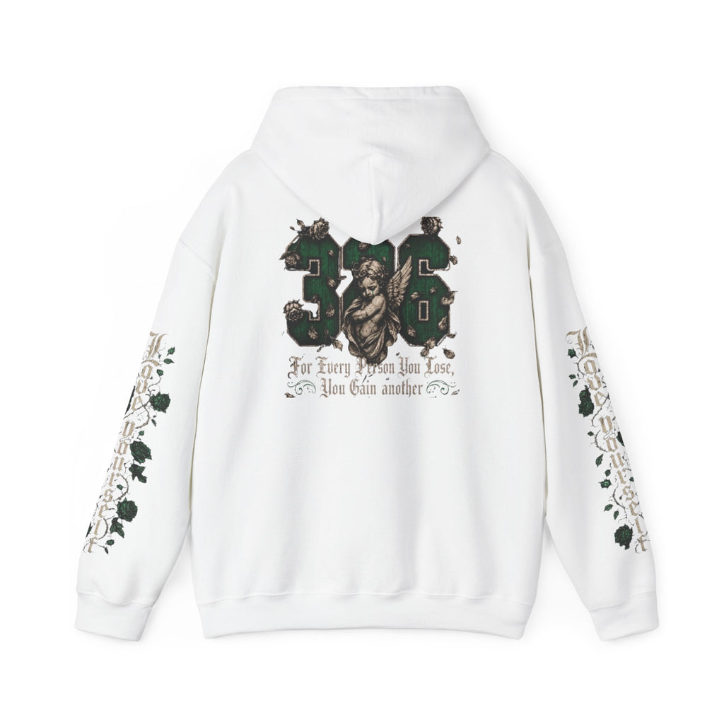 'Emberald Pullover 326' Vintage Rose Graphic