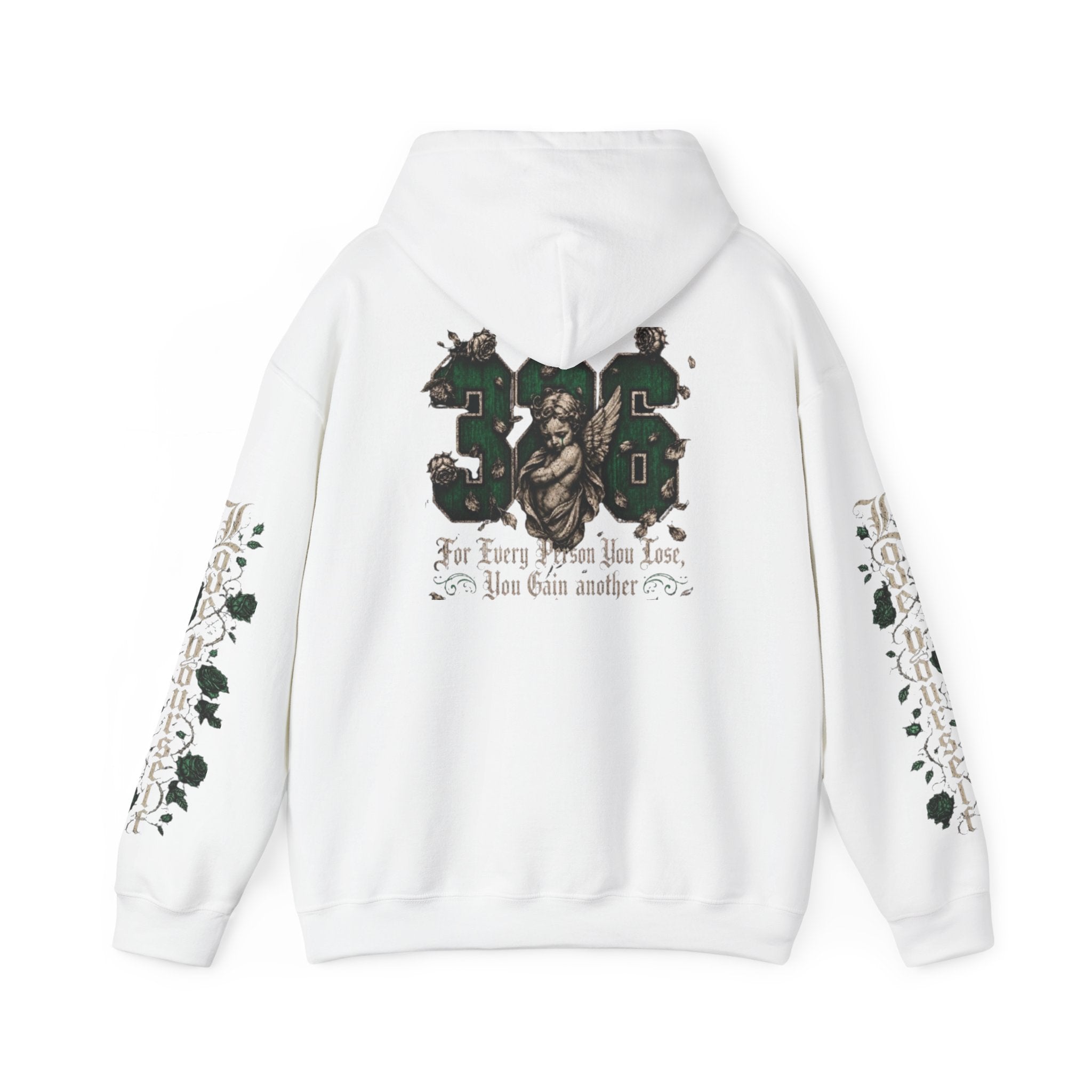 'Emberald Pullover 326' Vintage Rose Graphic