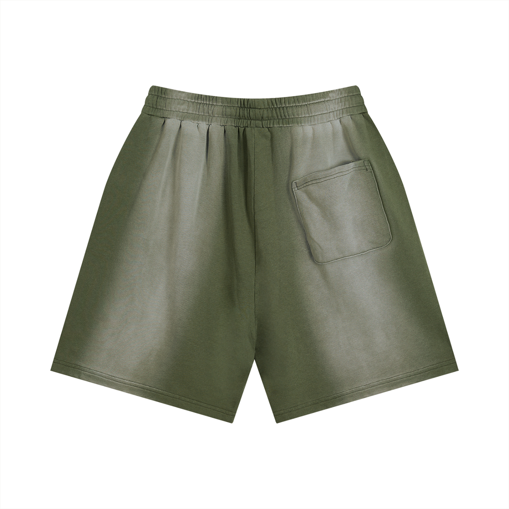 'Bumble 326' Sun Fade Distressed Shorts