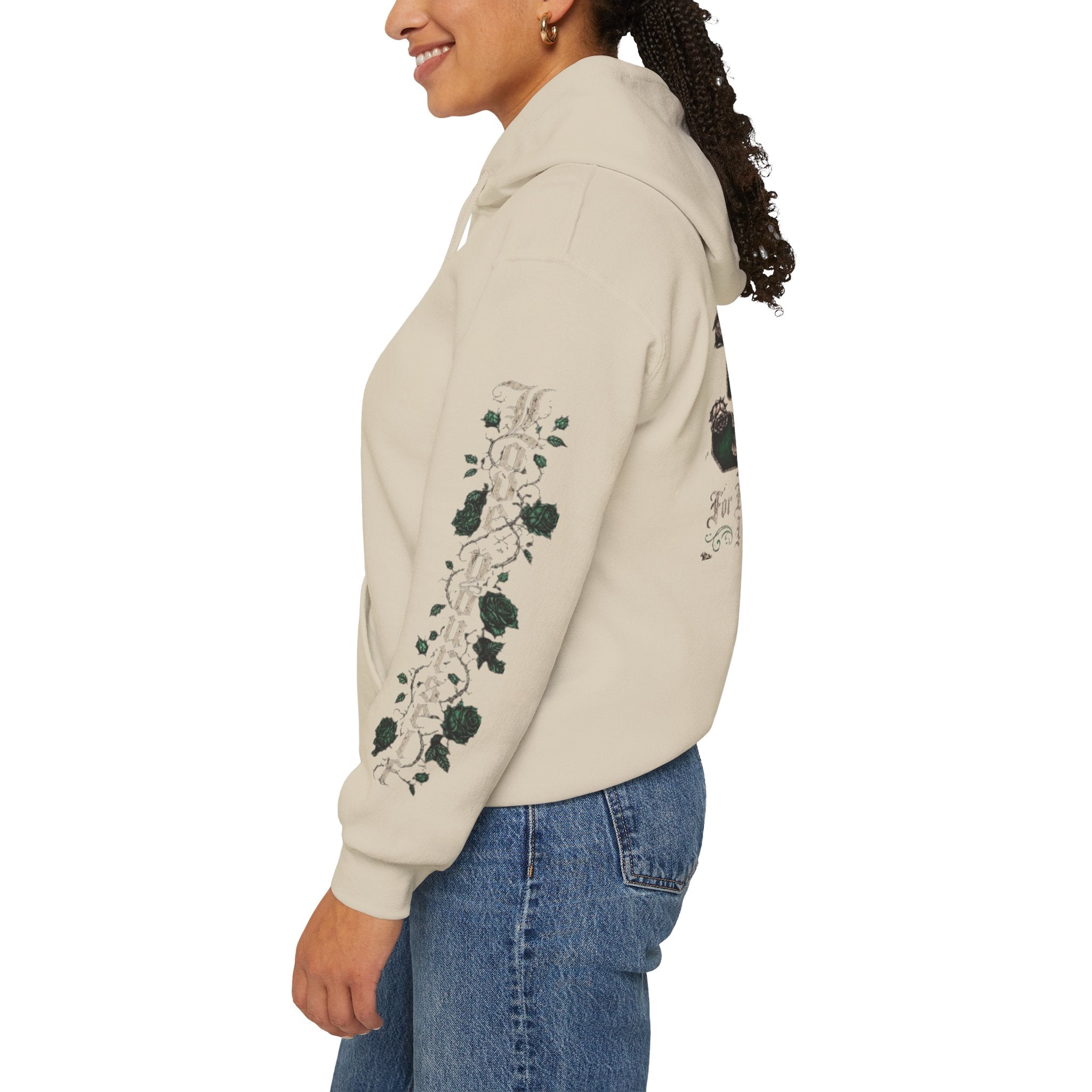 'Emberald Pullover 326' Vintage Rose Graphic