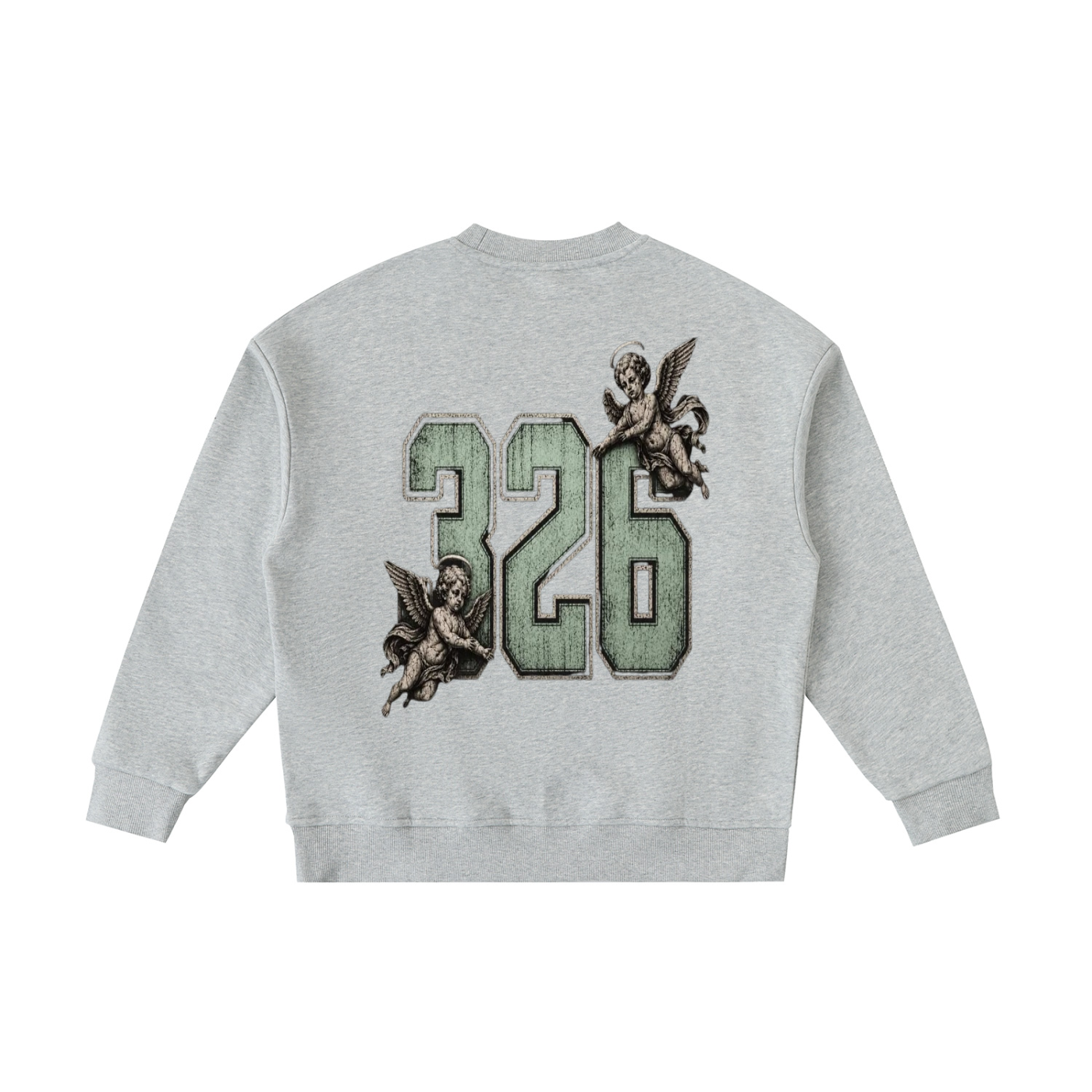 'Baby Mint' Essential Fleece Kids' Crewneck Sweatshirt