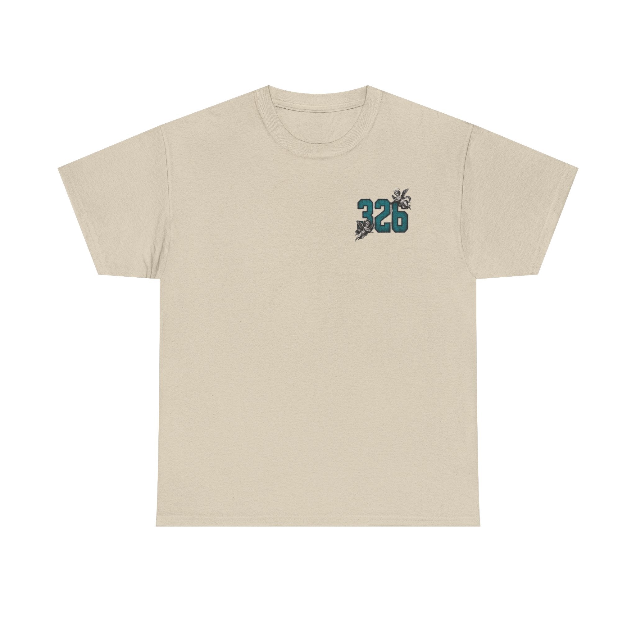 'Teal 326' Memorial Tee — Vintage Angel Tribute Graphic Shirt