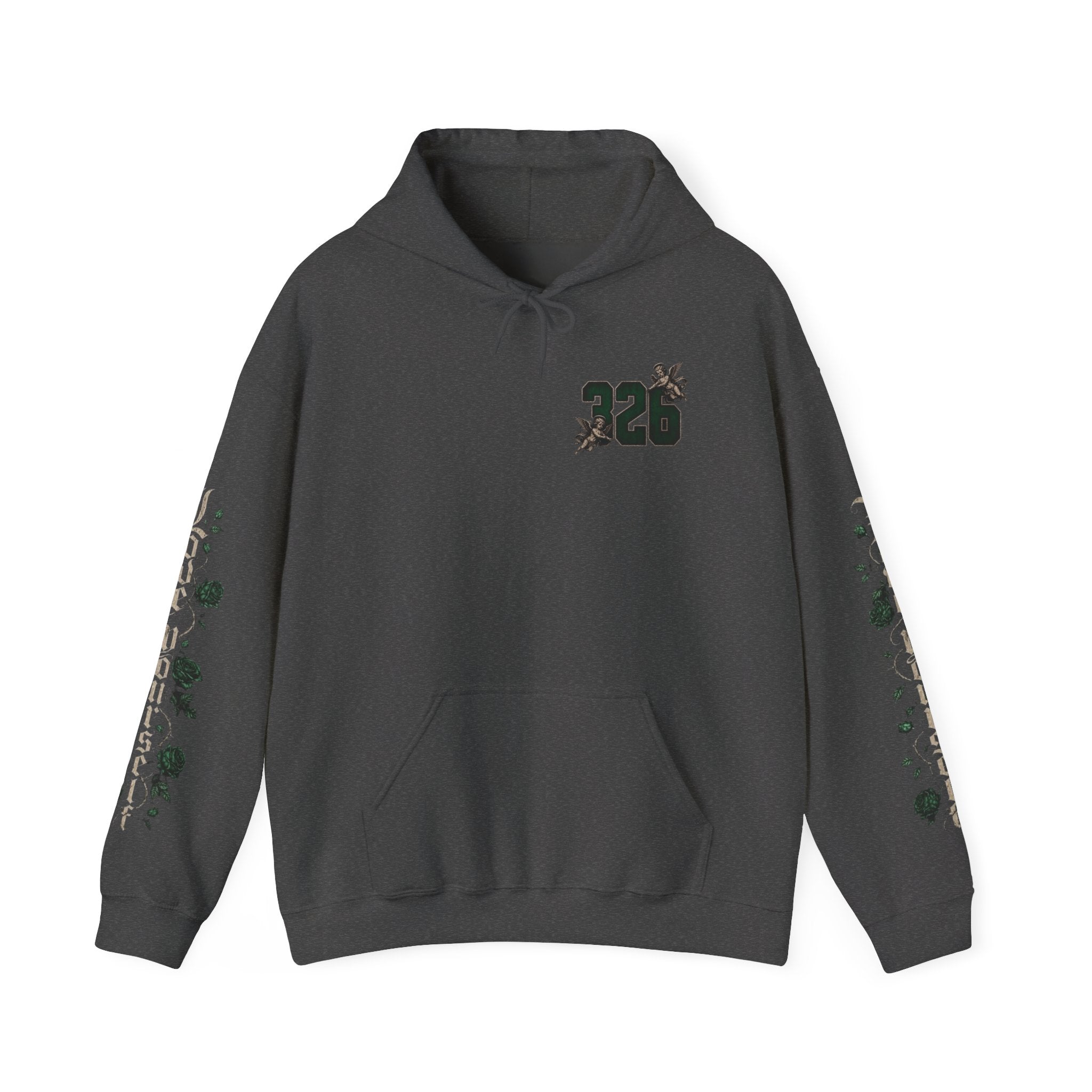 'Emberald Pullover 326' Vintage Rose Graphic