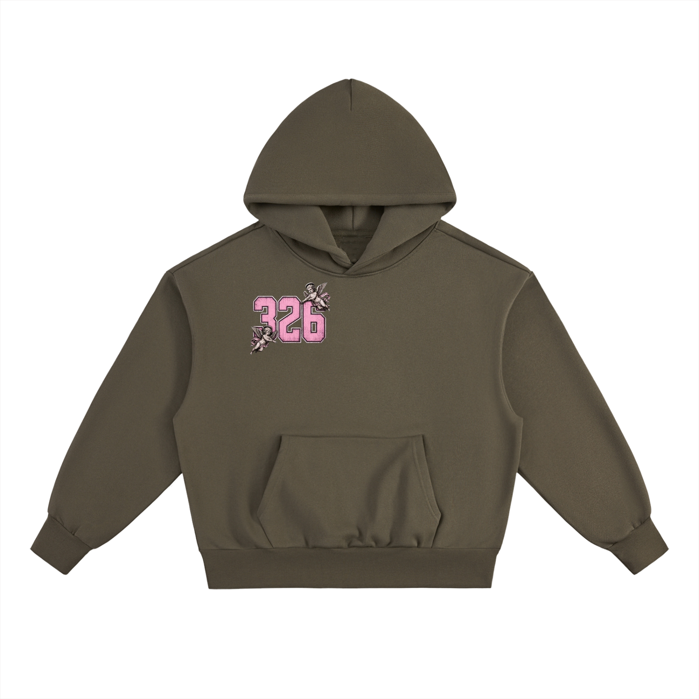 'Pretty In Pink' Essential Heavyweight Fleece Hoodie