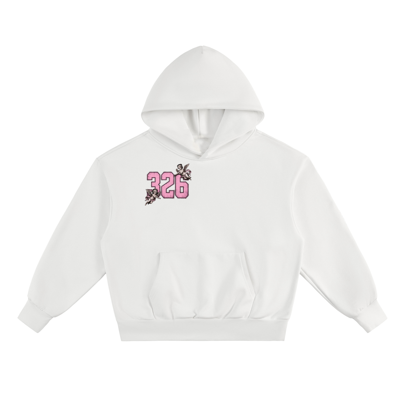 'Pretty In Pink' Essential Heavyweight Fleece Hoodie