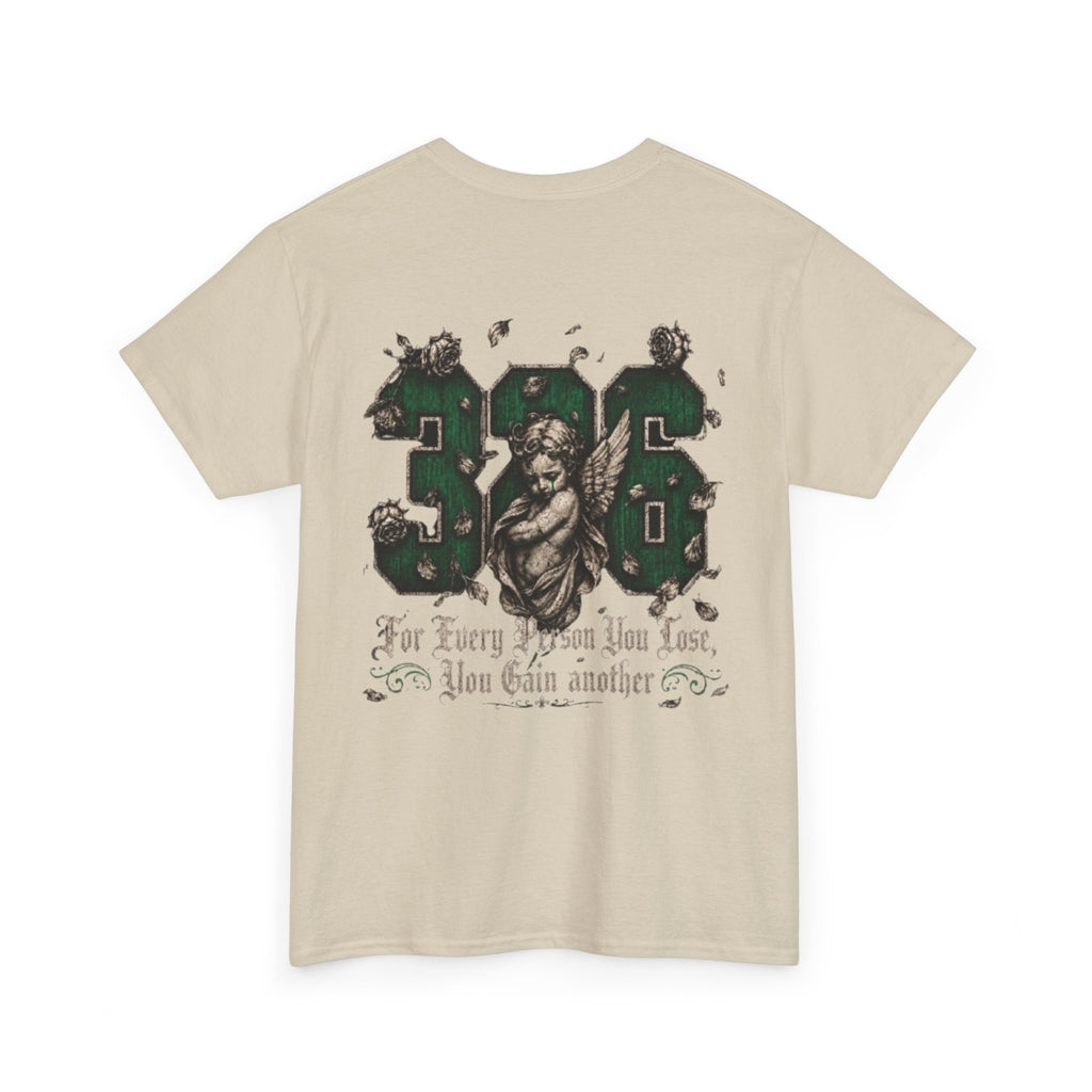 'Emberald 326' Cherub Vintage Athletic Tee ("For Every Win You Lose, You Gain Another")